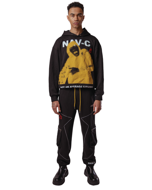 NAV-C x McPlayGT “Erase” Hoodie - Men's Sweatshirt with Front Pocket, Ideal for Casual Wear - Sweatshirts, Menswear