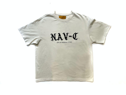 NAV-C “Diani” T-shirt - Unisex Heavyweight Cotton T-shirt Oversize Casual Style with Front Pocket and Unique Logo Graphic - Jersey, Menswear